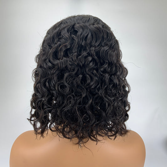 Frontal Raw Virgin Hair Wholesale Natural Curly Human Hair Wigs 180%